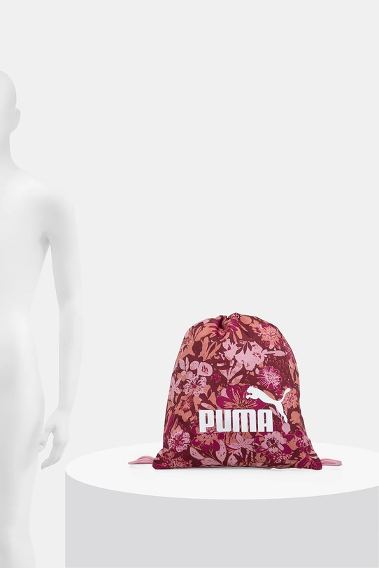 Puma plecak dziecięcy PUMA PHASE AOP Small Gym Sack różowy 091325.9BYA