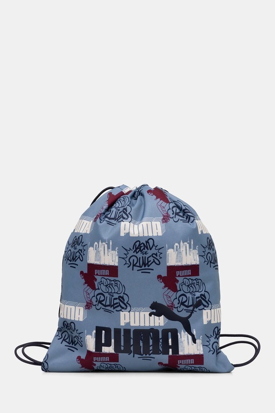 Puma plecak dziecięcy PUMA PHASE AOP Small Gym Sack wzorzyste niebieski 091325.9BYA