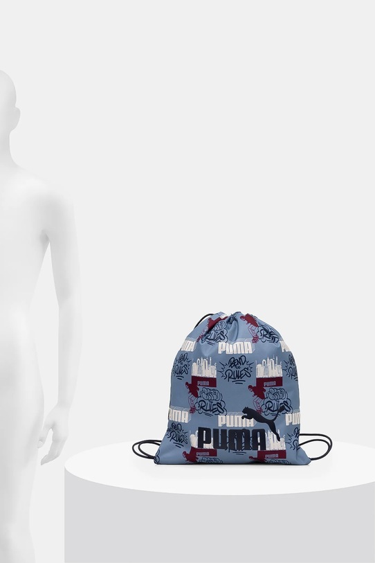 Puma plecak dziecięcy PUMA PHASE AOP Small Gym Sack 091325.9BYA niebieski