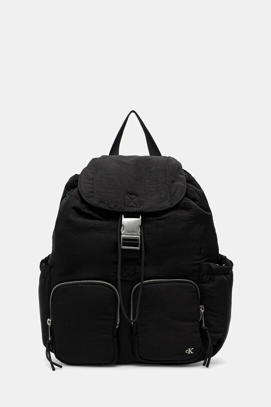 Calvin Klein plecak nie mieści A4 czarny LV04K3214G
