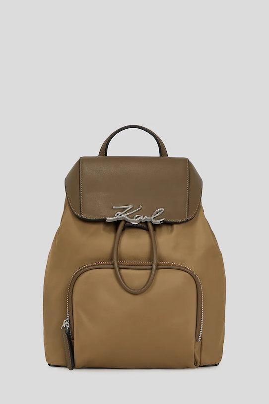 Karl Lagerfeld hátizsák textil barna A3W30027