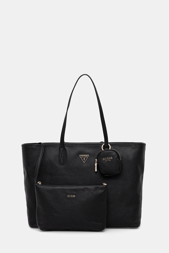 Guess poșetă POWER PLAY uni negru HWBG71.24240