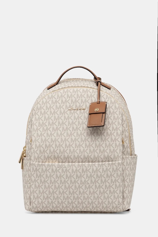 MICHAEL Michael Kors plecak SABLE nie mieści A4 beżowy 30T5G3XB2B