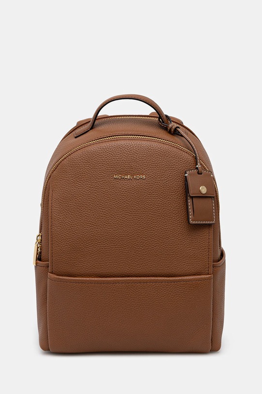 MICHAEL Michael Kors plecak skórzany SABLE skóra licowa brązowy 30T5G3XB2L