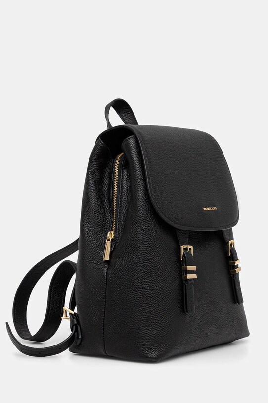 MICHAEL Michael Kors bőr hátizsák QUINN 30T5GQNB2L fekete AW25