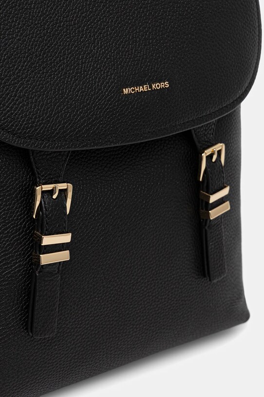 MICHAEL Michael Kors bőr hátizsák QUINN fekete 30T5GQNB2L