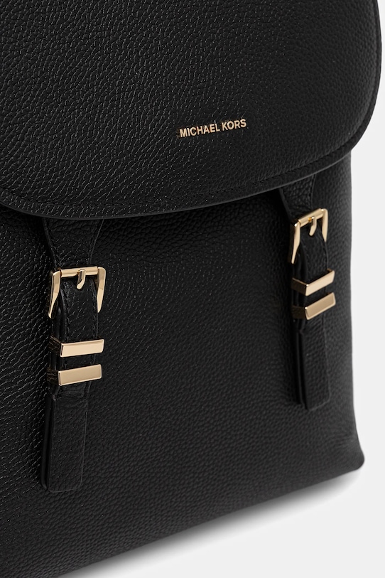 MICHAEL Michael Kors bőr hátizsák QUINN fekete 30T5GQNB2L