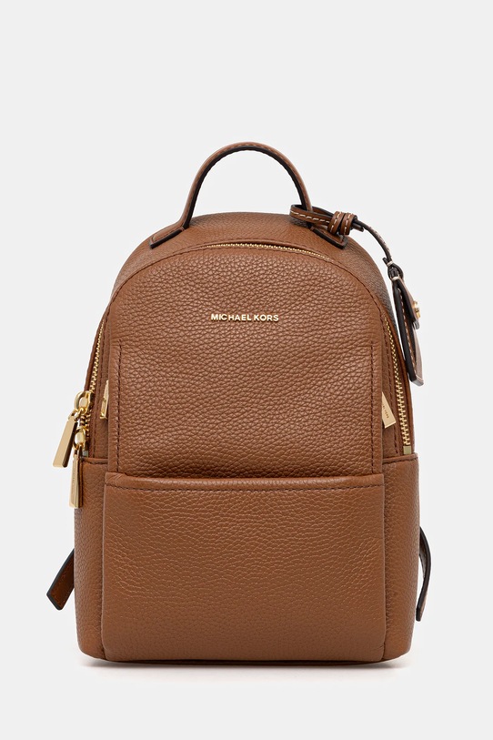 MICHAEL Michael Kors plecak skórzany SABLE skóra licowa brązowy 30T5G3XB1L
