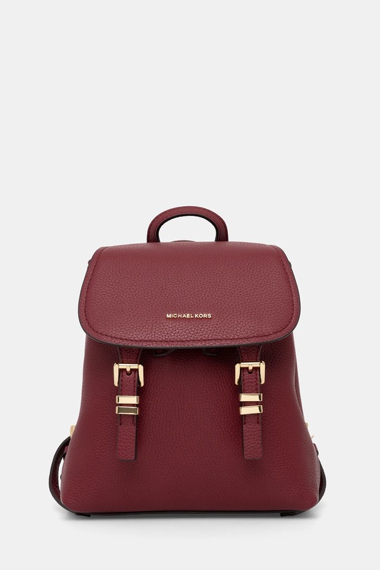 Кожена раница MICHAEL Michael Kors QUINN елегантен бордо 30T5GQNB0L