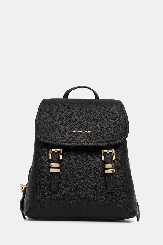 MICHAEL Michael Kors bőr hátizsák QUINN nappa bőr fekete 30T5GQNB0L
