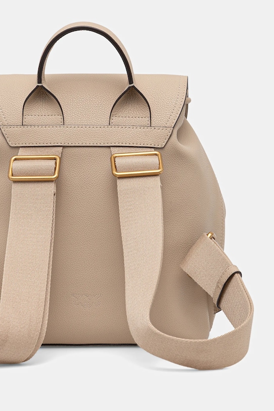 Akcesoria Pinko plecak skórzany 104351.A29Q beżowy