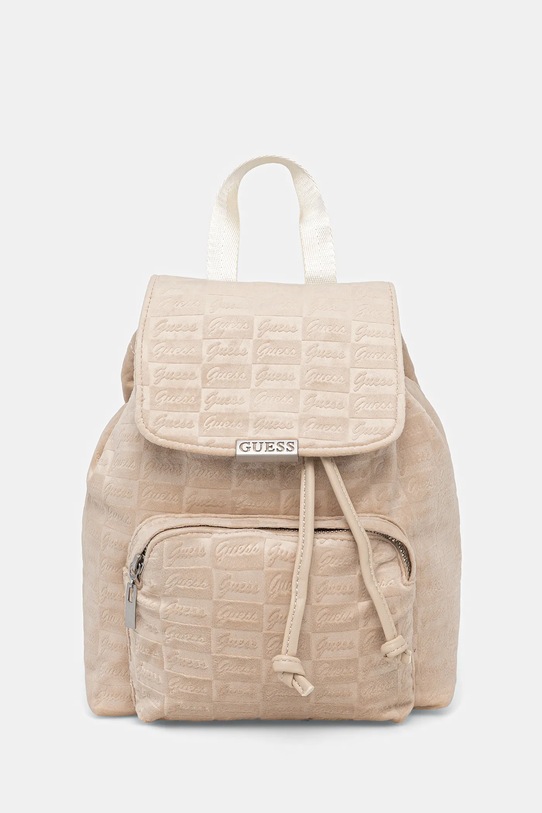 Guess plecak tekstylny beżowy V5BZ11.WF800