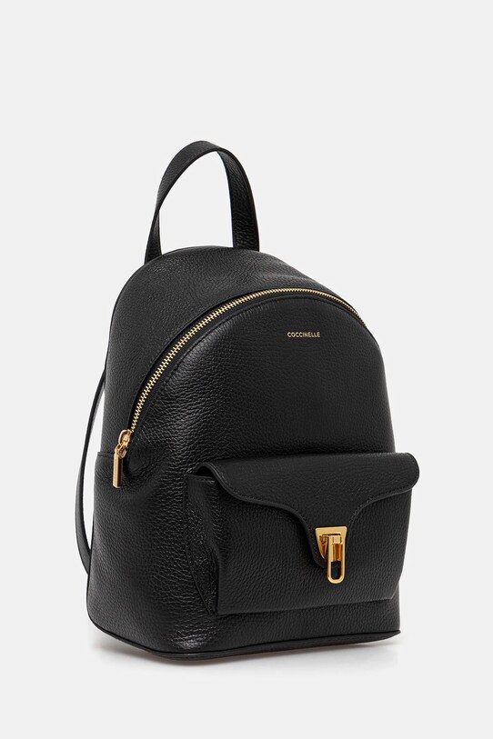 Coccinelle ghiozdan de piele E1.TFK.14.01.01 negru AW25