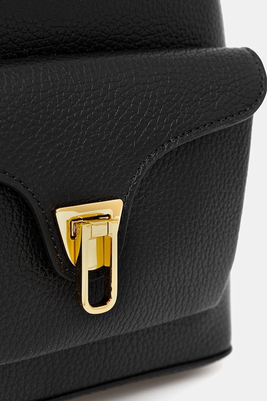 Coccinelle ghiozdan de piele negru E1.TFK.14.01.01