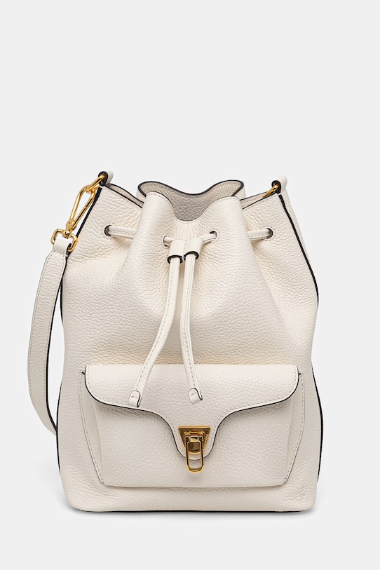 Coccinelle torebka skórzana skóra licowa beżowy E1.TFK.23.02.01