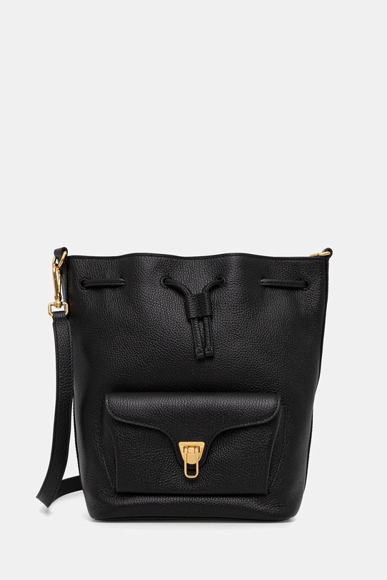 Coccinelle torebka skórzana skóra licowa czarny E1.TFK.23.02.01