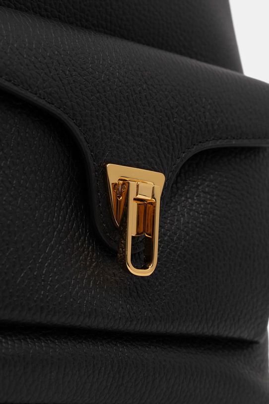 Coccinelle torebka skórzana czarny E1.TFK.23.02.01