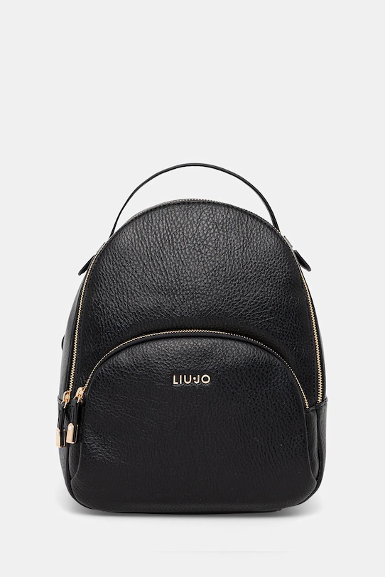 Σακίδιο πλάτης Liu Jo απομίμηση λείου δέρματος μαύρο AF5157.E0027