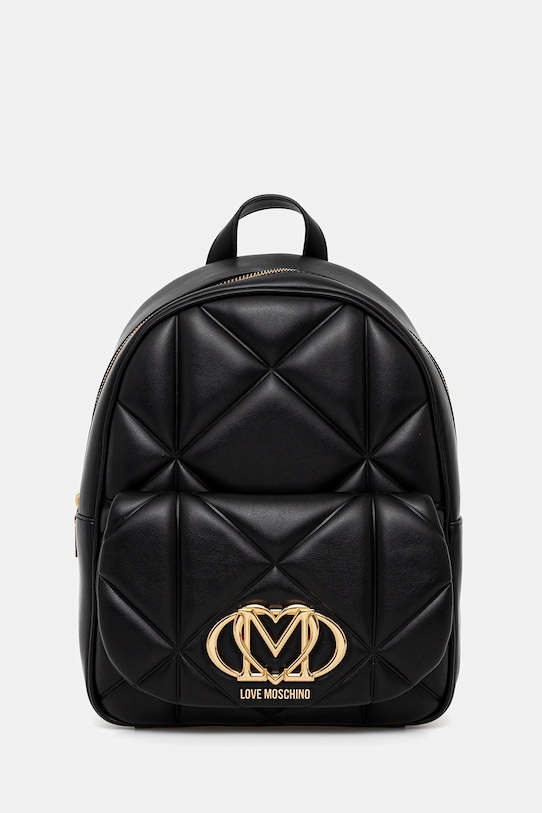 Love Moschino plecak aplikacja czarny JC4037PP1NLC0000