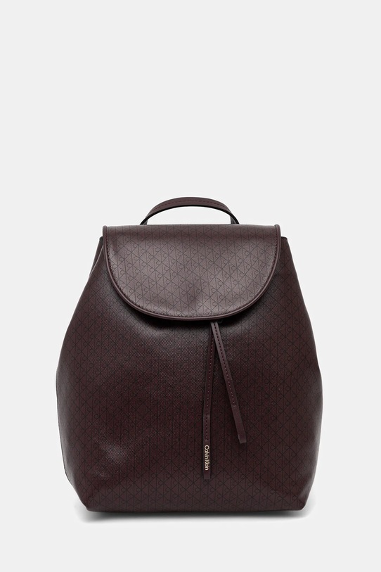 Calvin Klein plecak nie mieści A4 bordowy LV04F3271G