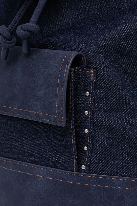 Desigual plecak jeansowy BINDELLA K 25WAKD06 granatowy