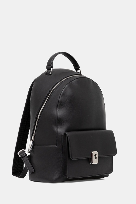 Δερμάτινο σακίδιο Trussardi Z608E005985N μαύρο AW25