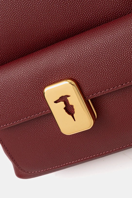 Δερμάτινο σακίδιο Trussardi μπορντό Z607E106080N