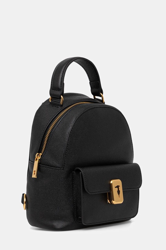 Δερμάτινο σακίδιο Trussardi Z607E106080N μαύρο AW25
