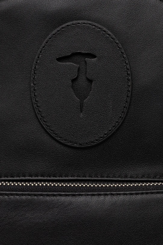 Trussardi plecak skórzany czarny Z658E006087N