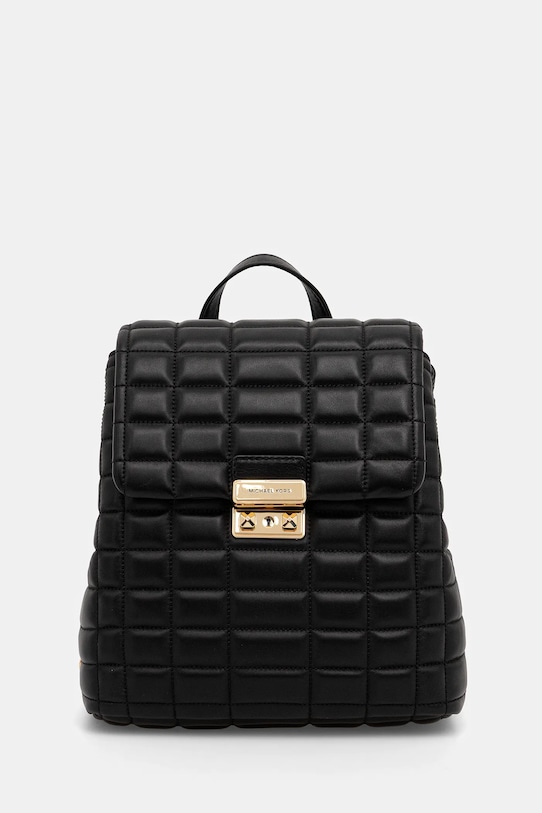 MICHAEL Michael Kors plecak skórzany skóra licowa czarny 30F5G2RB1L