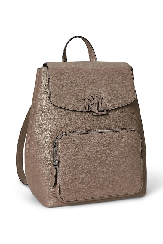 Kožený ruksak Lauren Ralph Lauren 431969355 hnedá AW25
