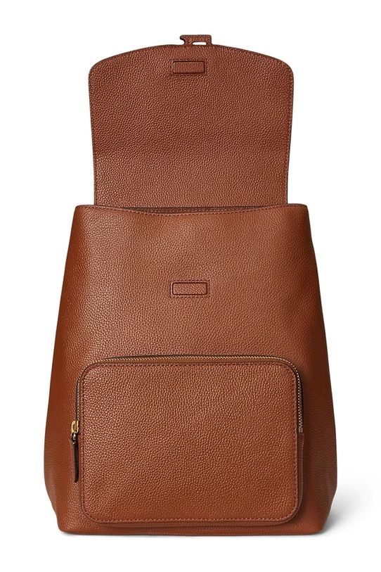 Шкіряний рюкзак Lauren Ralph Lauren коричневий 431969355