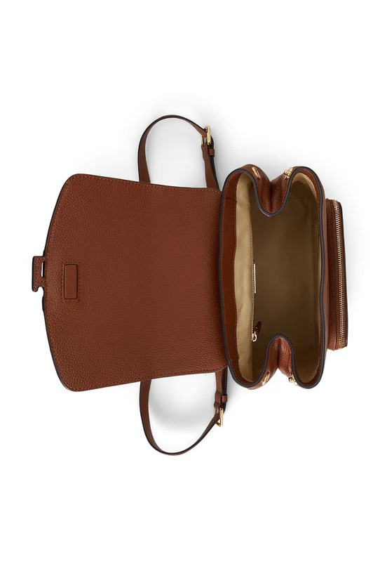 Δερμάτινο σακίδιο Lauren Ralph Lauren 431969355 καφέ