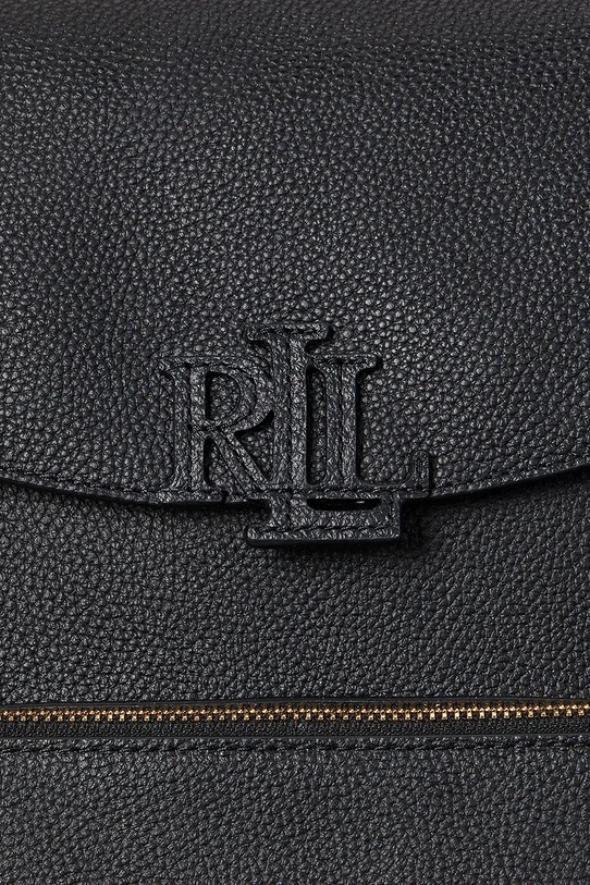 Δερμάτινο σακίδιο Lauren Ralph Lauren 431969355 μαύρο