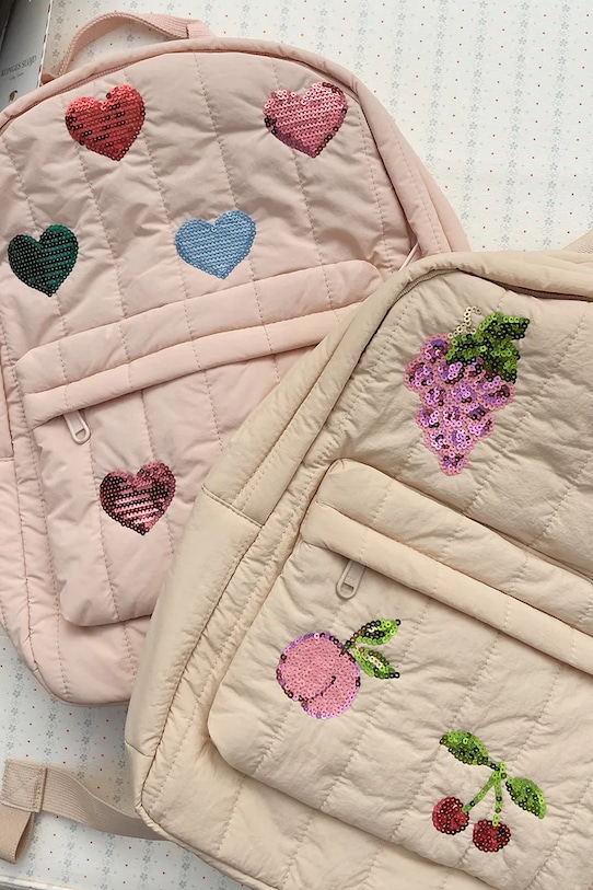 Konges Sløjd plecak dziecięcy JUNO QUILTED SEQUIN BACKPACK MIDI KS103554.9BYA