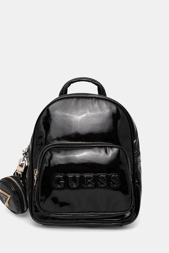 Detský ruksak Guess 2-pak imitácia lakovanej kože čierna J5BZ19.W3070.9BYA