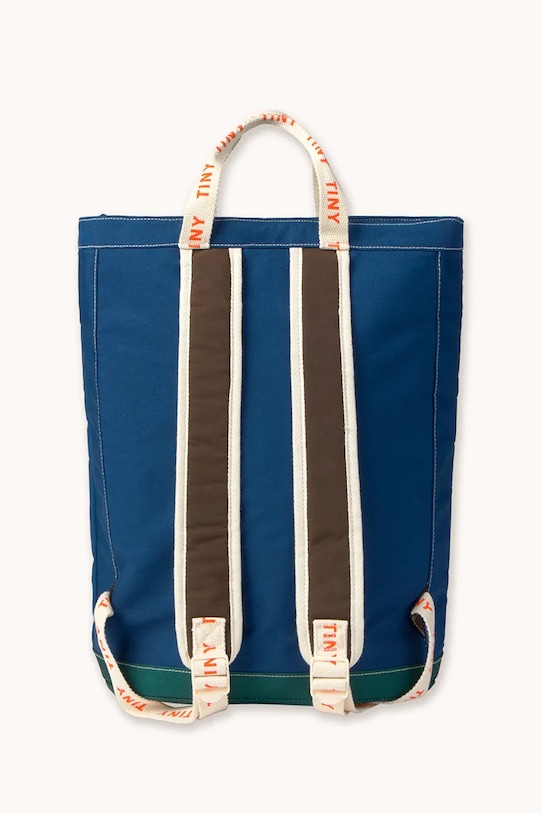 Dětská taška Tinycottons COLOR BLOCK TOTEPACK AW25.509 námořnická modř AW25