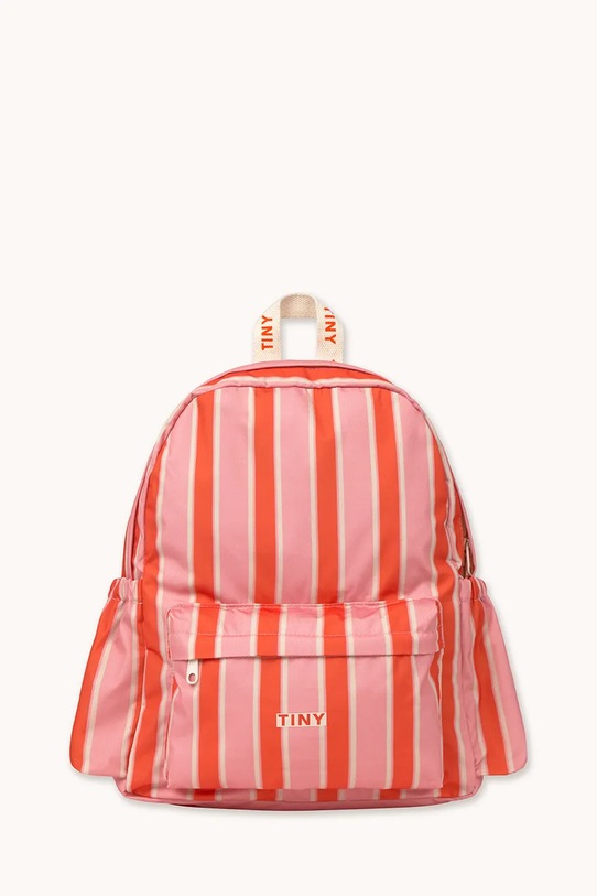 Tinycottons plecak dziecięcy RETRO STRIPES BACKPACK nie mieści A4 różowy AW25.545