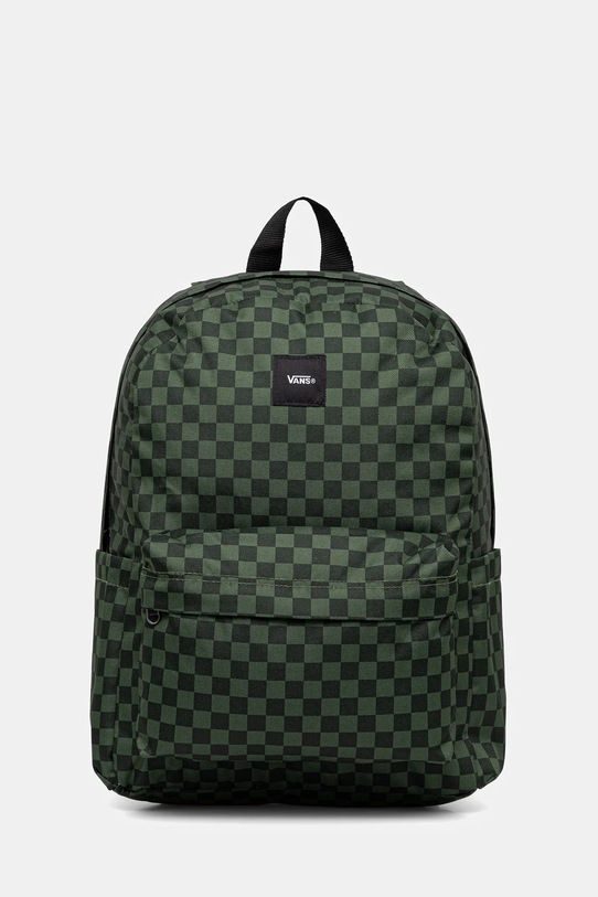 Ruksak Vans Old Skool Grom Check vzorovaný zelená VN000J3KEN61