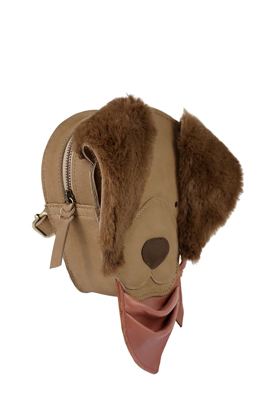 Chłopiec Donsje plecak skórzany dziecięcy Stanzen Backpack Western Dog 5522103 brązowy