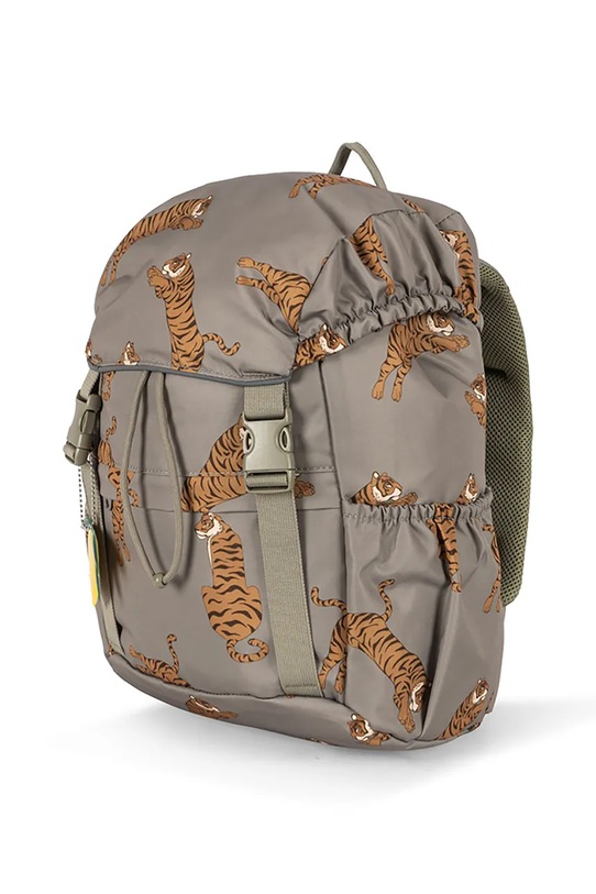 Chłopiec Konges Sløjd plecak dziecięcy CLOVER SCHOOLBAG KS103457.9BYA szary