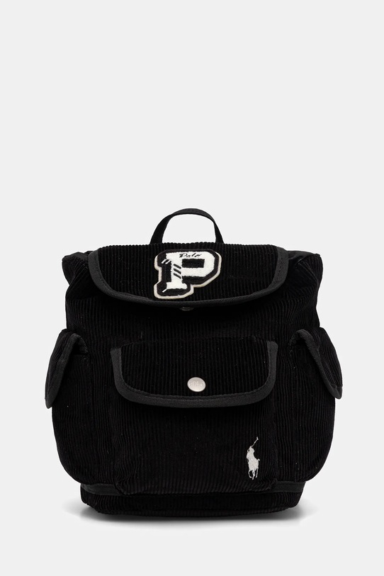 Detský ruksak Polo Ralph Lauren nášivka čierna 2AR177