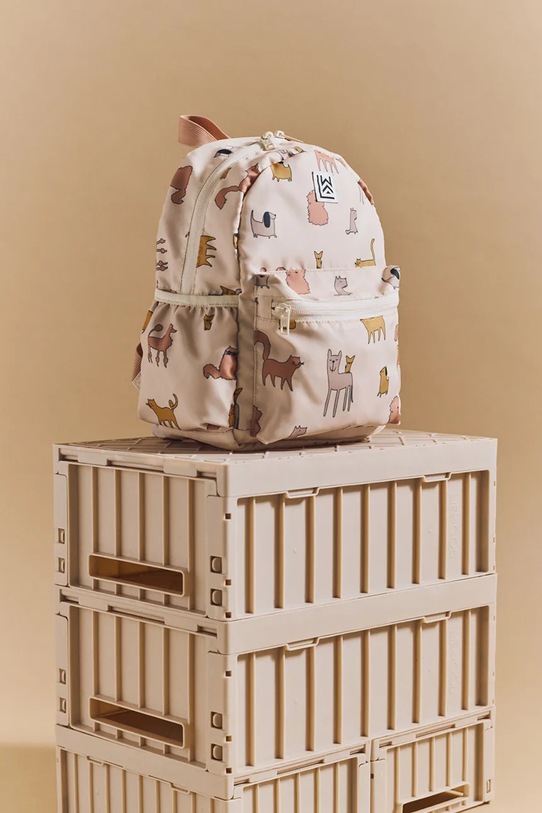 Liewood plecak dziecięcy Andreas Backpack nie mieści A4 beżowy LW19643.9BYA