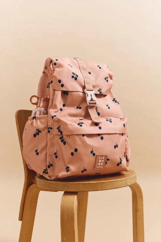 Детска раница Liewood Johnny School Backpack текстилен оранжев LW20089.9BYA