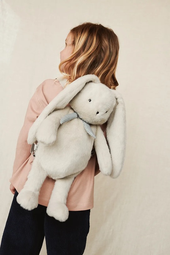 Liewood plecak Dayana Plush Rabbit Backpack tekstylny beżowy LW20745.9BYA