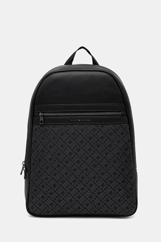 Σακίδιο πλάτης Tommy Hilfiger συνθετικό μαύρο AM0AM13490