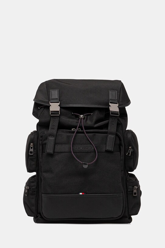 Tommy Hilfiger plecak mieści A4 czarny AM0AM13548