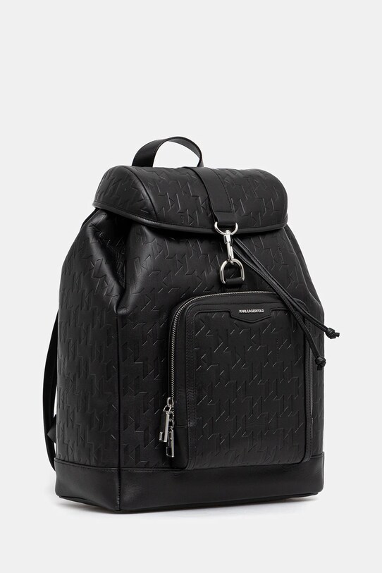 Кожаный рюкзак Karl Lagerfeld A3M30180 чёрный AW25