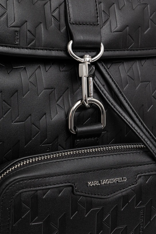 Кожаный рюкзак Karl Lagerfeld K/LOOM чёрный A3M30180