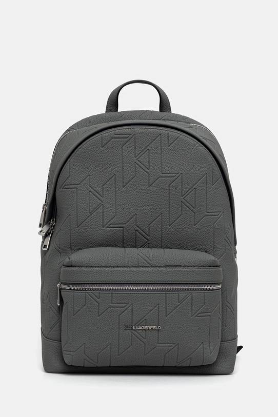 Karl Lagerfeld plecak K/URBAN MONOGRAM syntetyczny szary A3M30296
